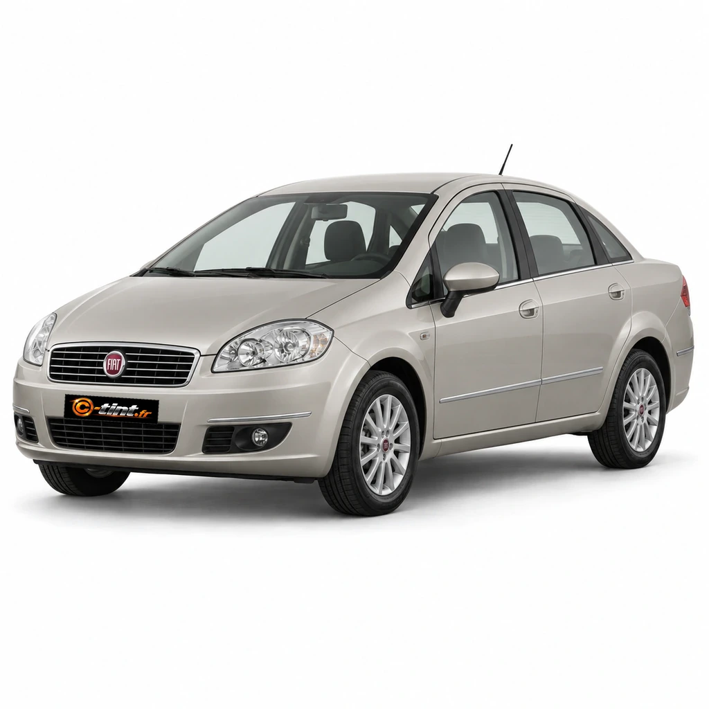 Fiat Linea 323 — Berline, Berline (4 portes) — vue trois-quarts avant