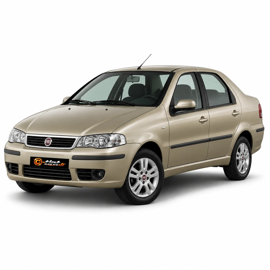 Fiat Siena Berline, Berline (4 portes) — vue trois-quarts avant