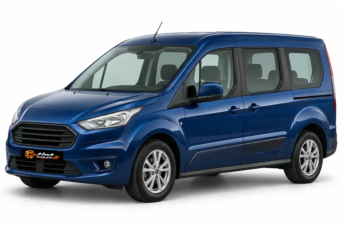 Ford Tourneo Connect Génération 2 · vitres fixes avec hayon · Tourneo 5 portes — vue trois-quarts avant