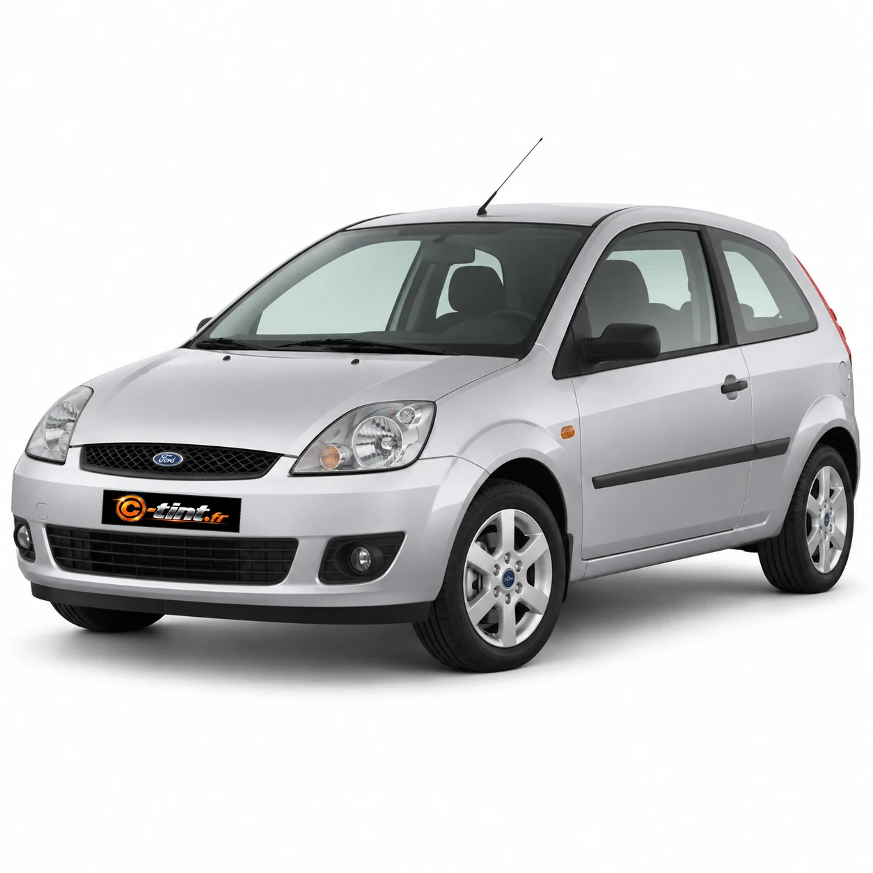 Ford Fiesta Génération 5 · 3 portes — vue trois-quarts avant