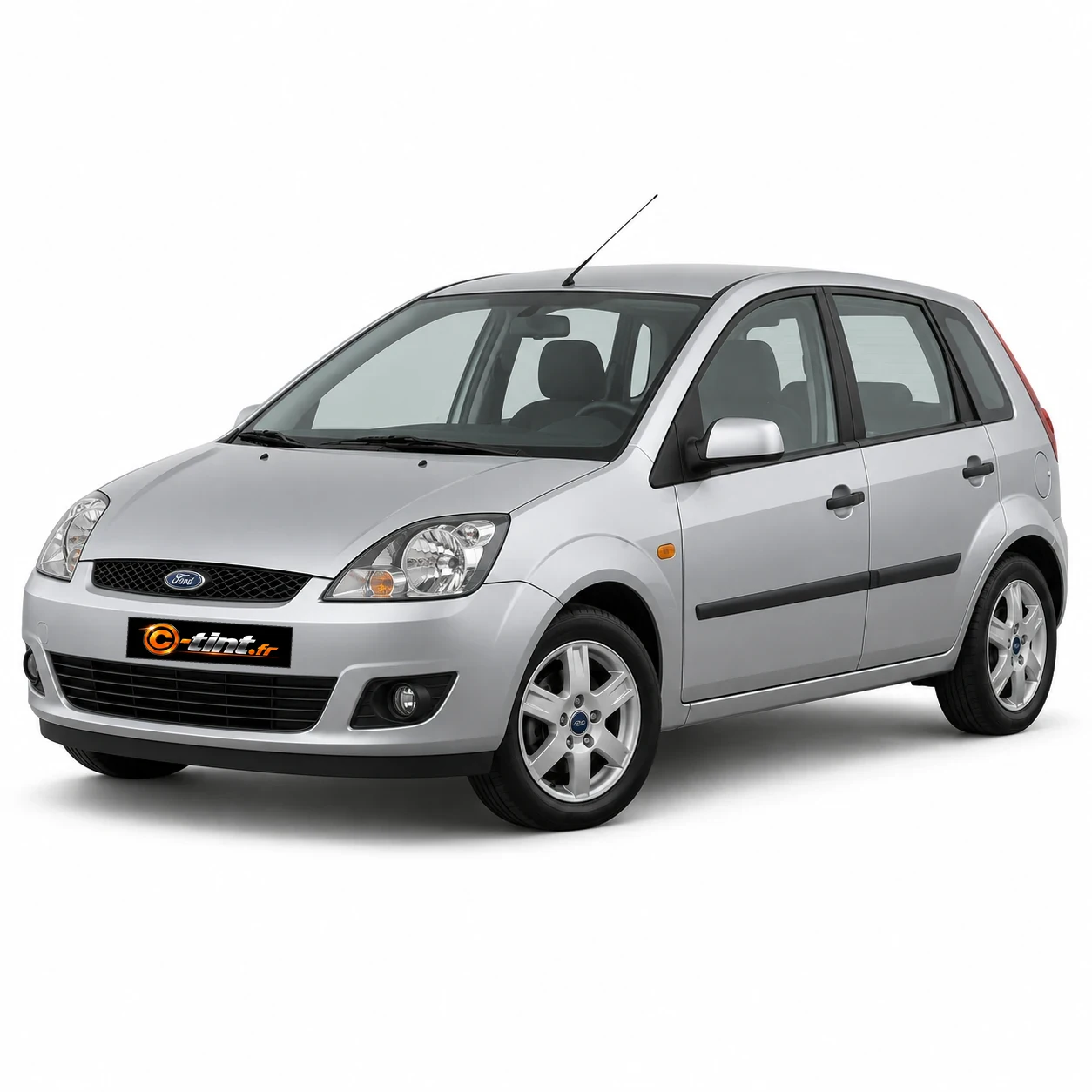 Ford Fiesta Génération 5 · 5 portes — vue trois-quarts avant