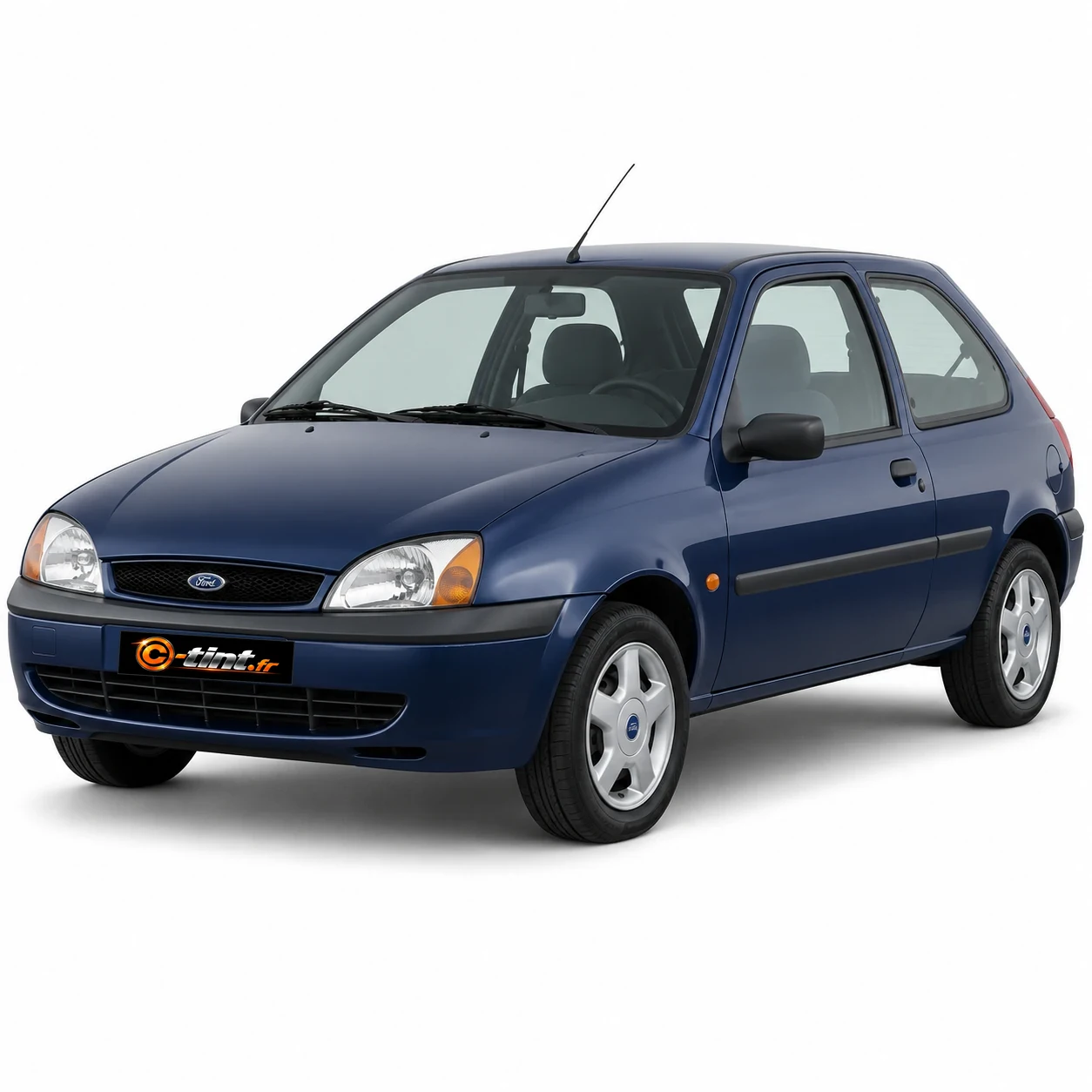 Ford Fiesta Génération 4 · 3 portes — vue trois-quarts avant
