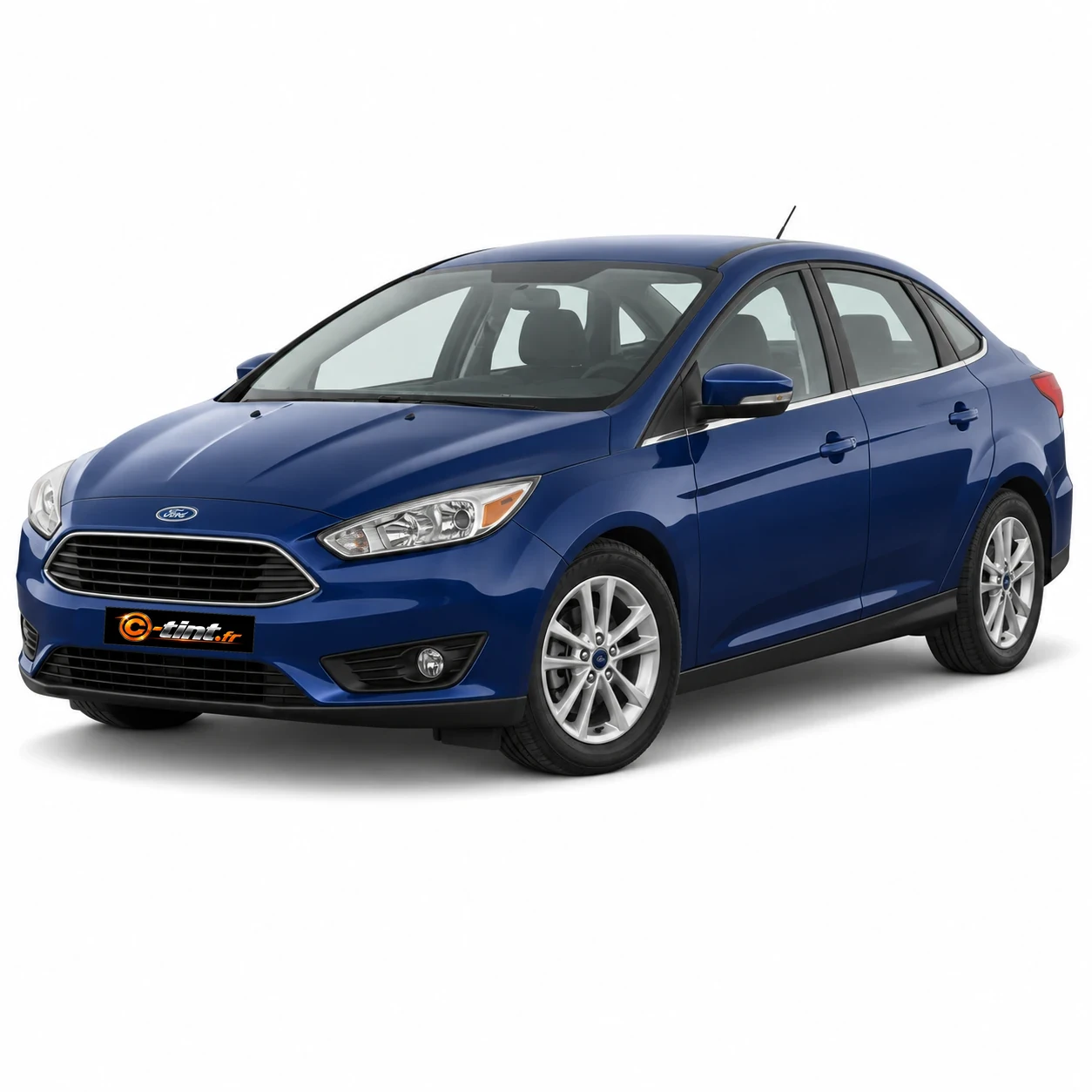 Ford Focus Génération 3 · Berline 4 portes — vue trois-quarts avant