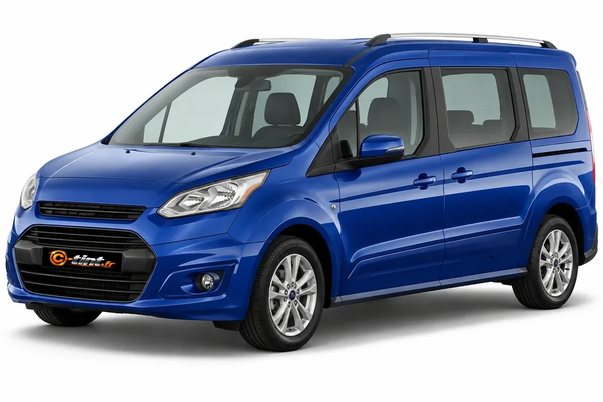 Ford Grand Tourneo Connect Génération 2 · vitres descendantes avec hayon · Tourneo 5 portes — vue trois-quarts avant