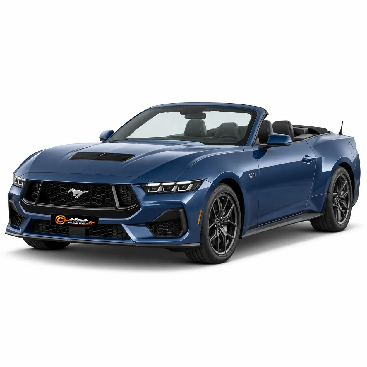 Ford Mustang Génération 7 · Cabriolet 2 portes — vue trois-quarts avant
