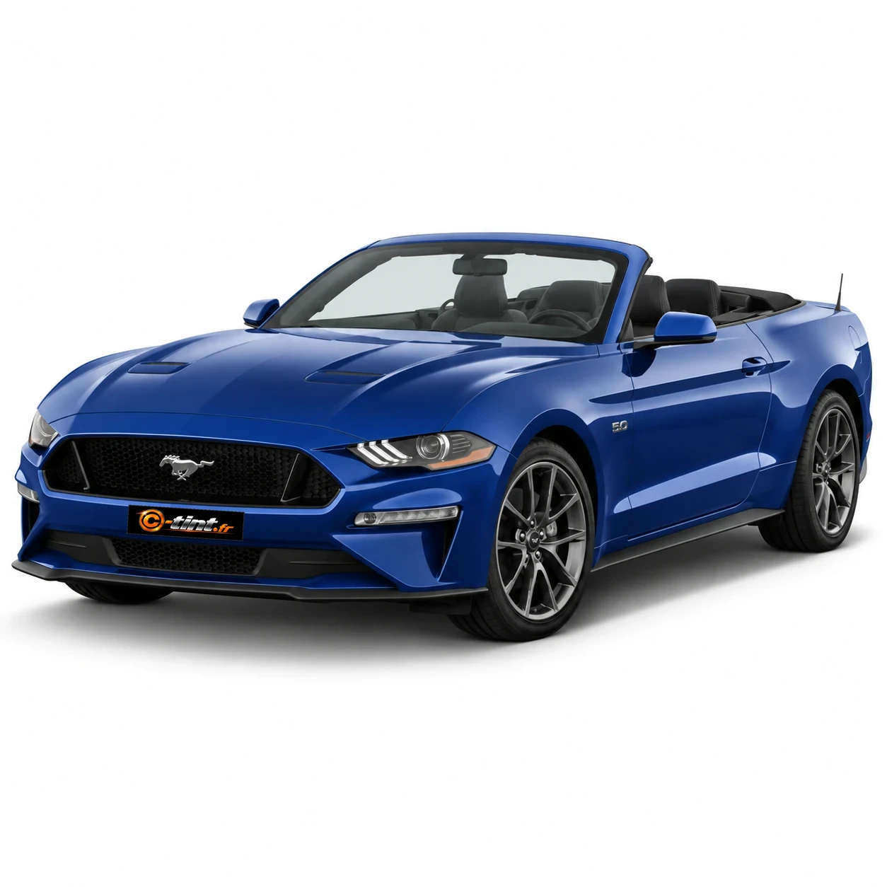 Ford Mustang Génération 6 · Cabriolet 2 portes — vue trois-quarts avant