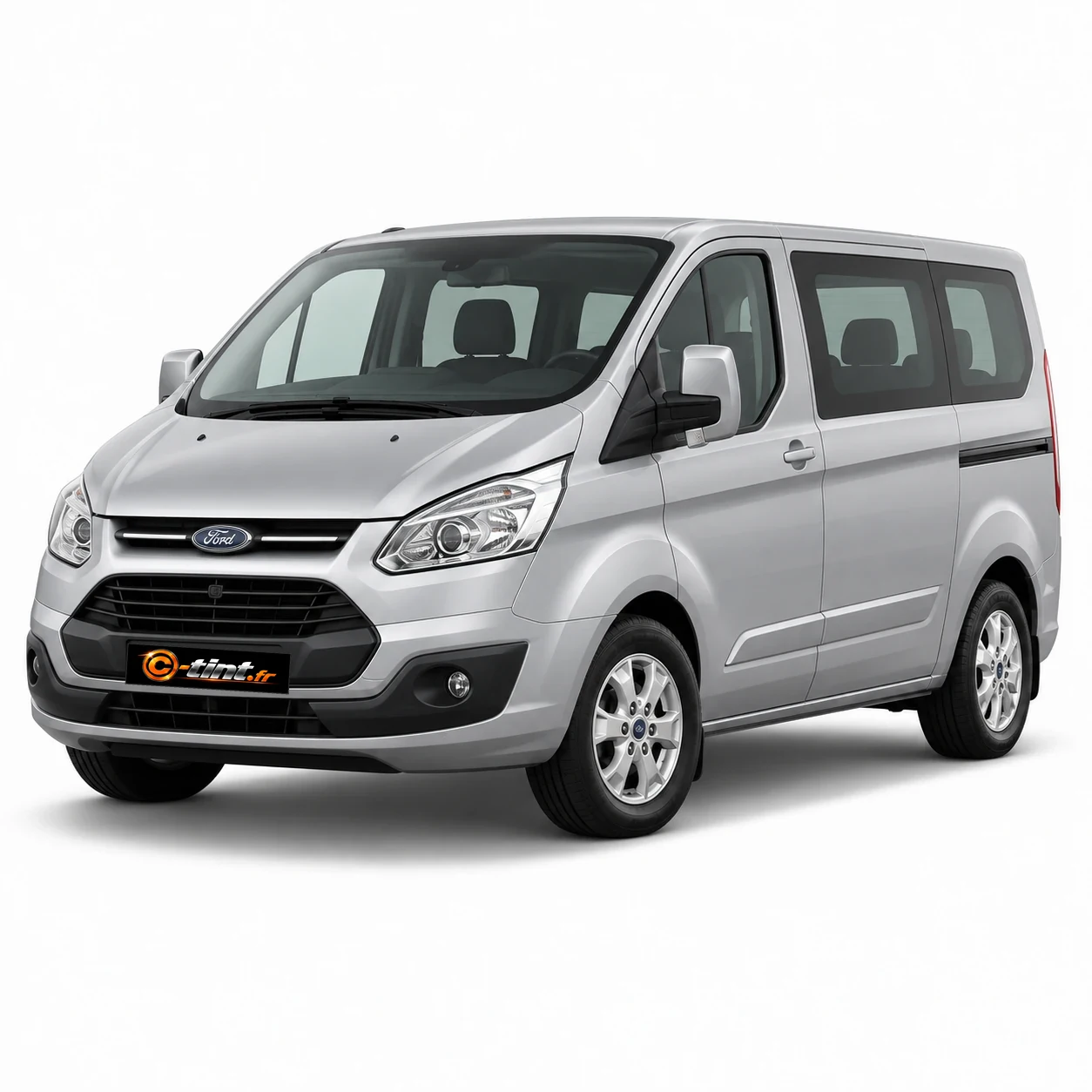 Ford Tourneo Custom Génération 1 · Custom Court 4 portes — vue trois-quarts avant