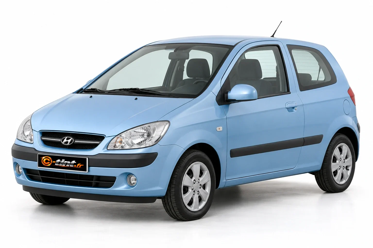 Hyundai Getz TB, Citadine à hayon (3 portes) — vue trois-quarts avant