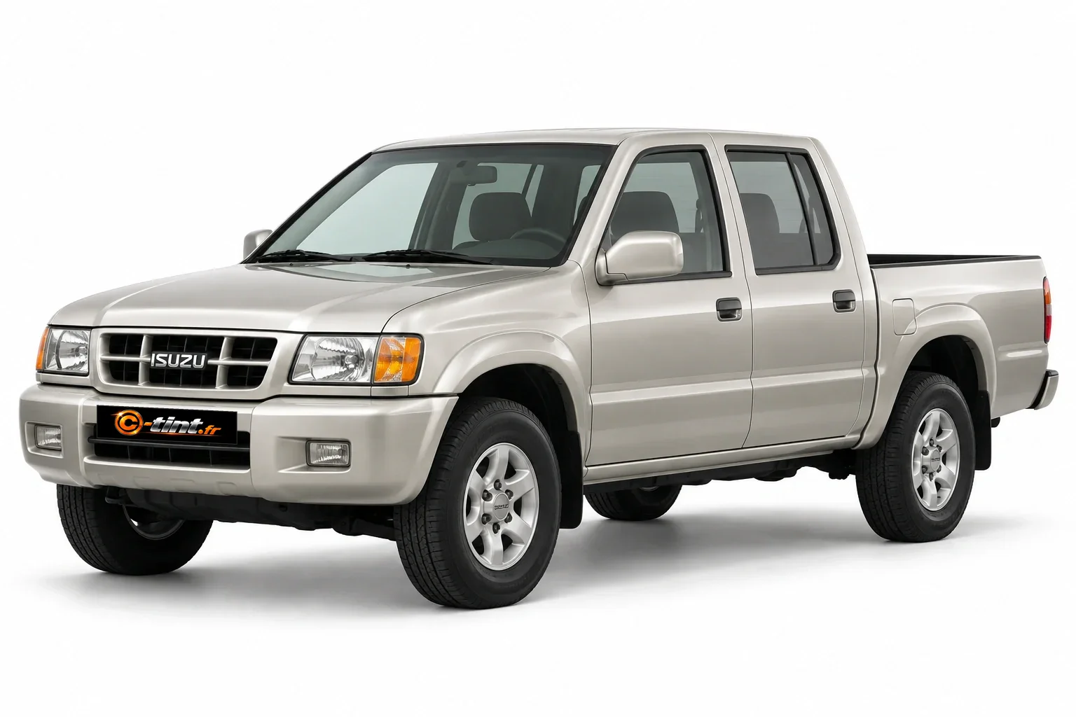 Isuzu Pick Up 1998–2004, Crew Cab, pick-up cabine double 4 portes — vue trois-quarts avant