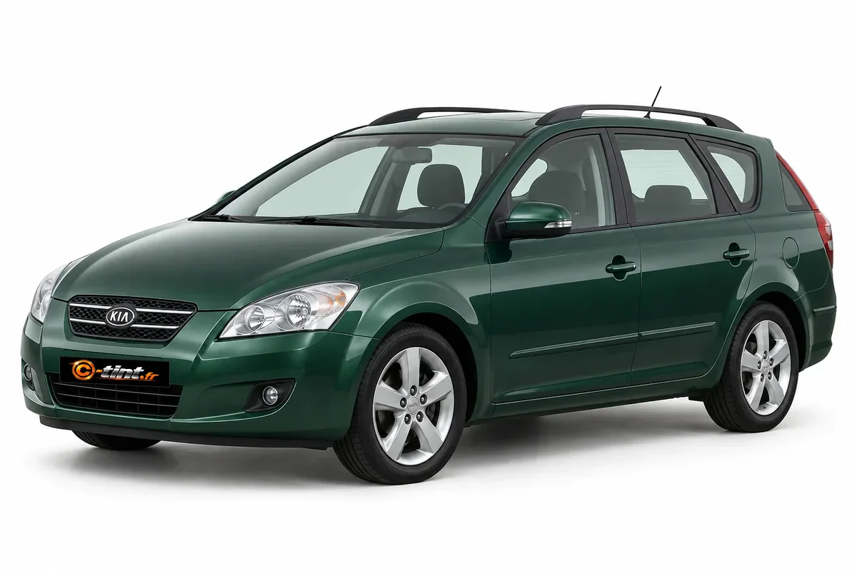 Kia Ceed ED · Génération 1 · SW Break · Break · 5 portes — vue trois-quarts avant