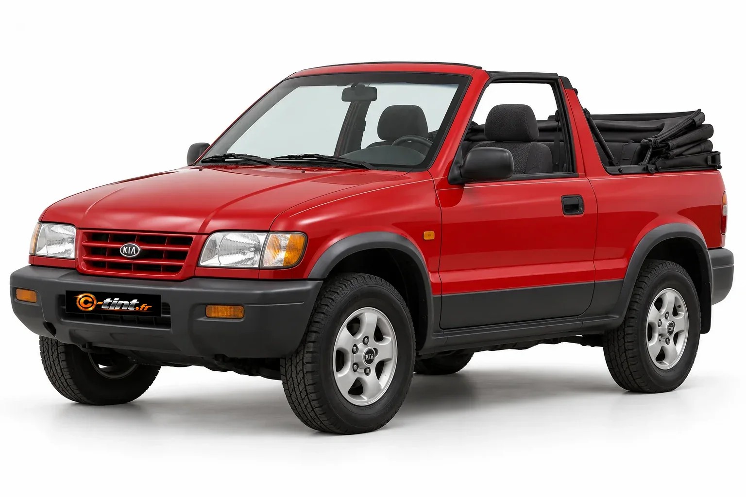 Kia Sportage JA · Génération 1 · cabriolet 2 portes · Cabriolet · 2 portes — vue trois-quarts avant