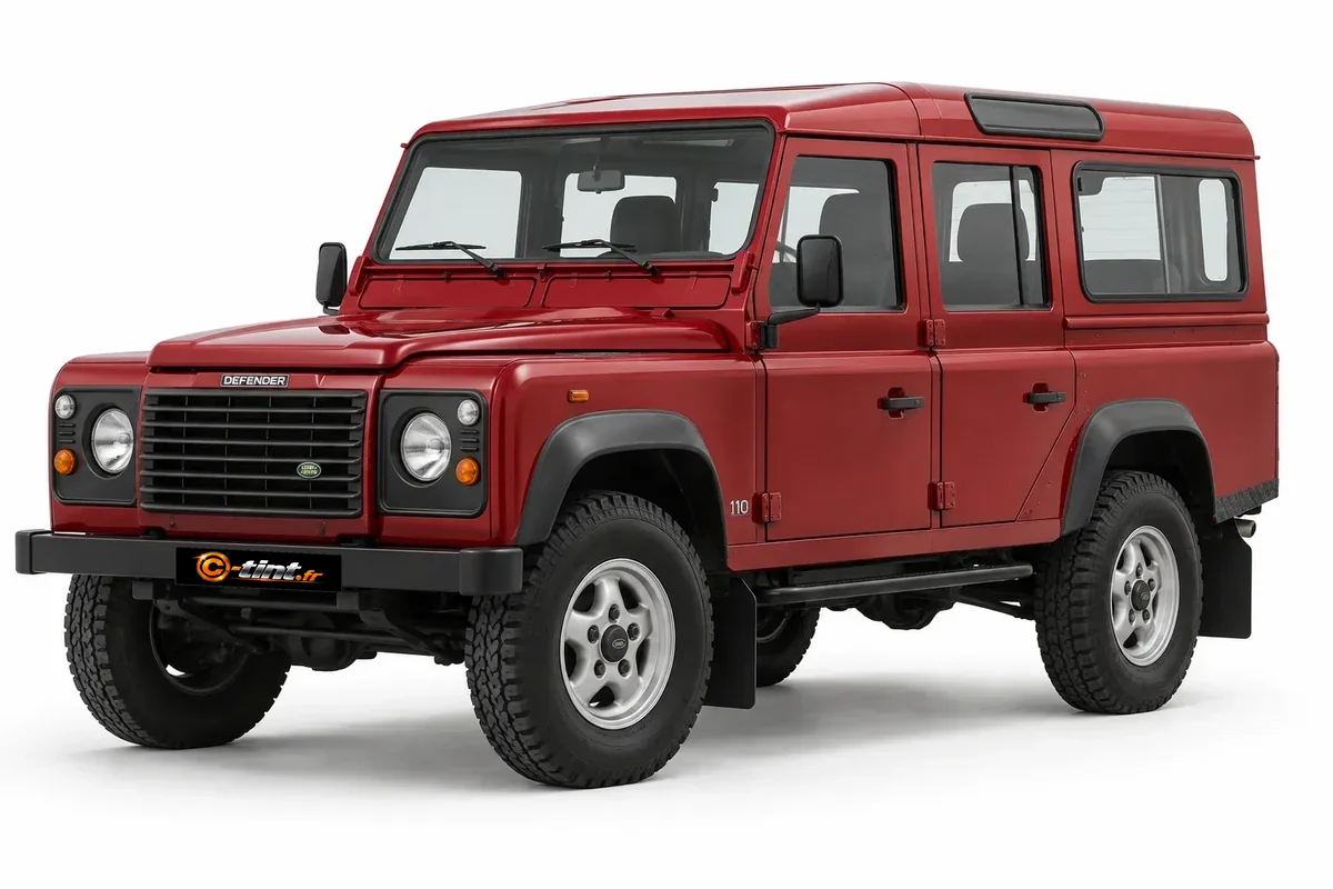 Land Rover Defender Defender classique · 110 · 5 portes · première phase · SUV / 4x4 · 5 portes — vue trois-quarts avant