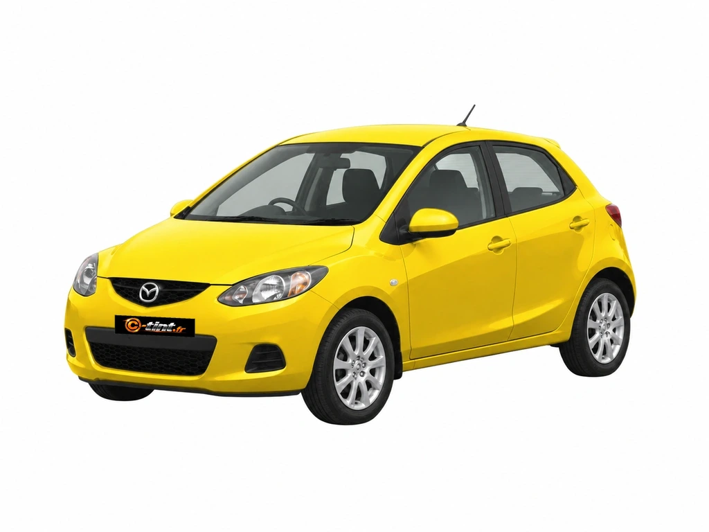 Mazda 2 DE — Génération 2 · Carrosserie non libellée · 5 portes — vue trois-quarts avant