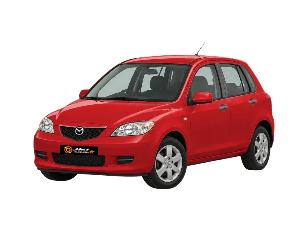 Mazda 2 DY — Génération 1 · Carrosserie non libellée · 5 portes — vue trois-quarts avant