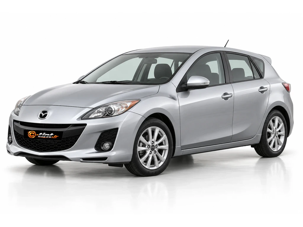 Mazda 3 BL — Génération 2 · Hayon · 5 portes — vue trois-quarts avant