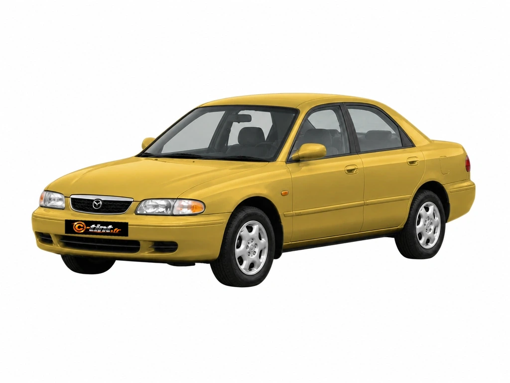 Mazda 626 GF — Génération 5 — Berline · Berline · 4 portes — vue trois-quarts avant