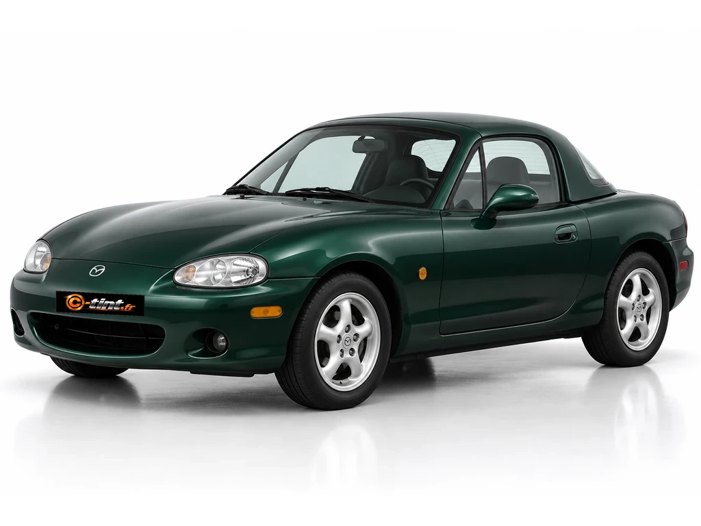 Mazda MX-5 NB/NBD — Génération 2 — Cabriolet — avec hard top · Cabriolet · 2 portes — vue trois-quarts avant