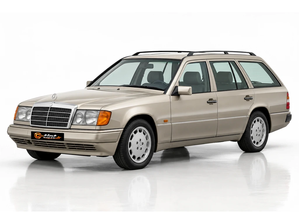 Mercedes-Benz Classe E S124 — Génération 1 — Break · Break · 5 portes — vue trois-quarts avant