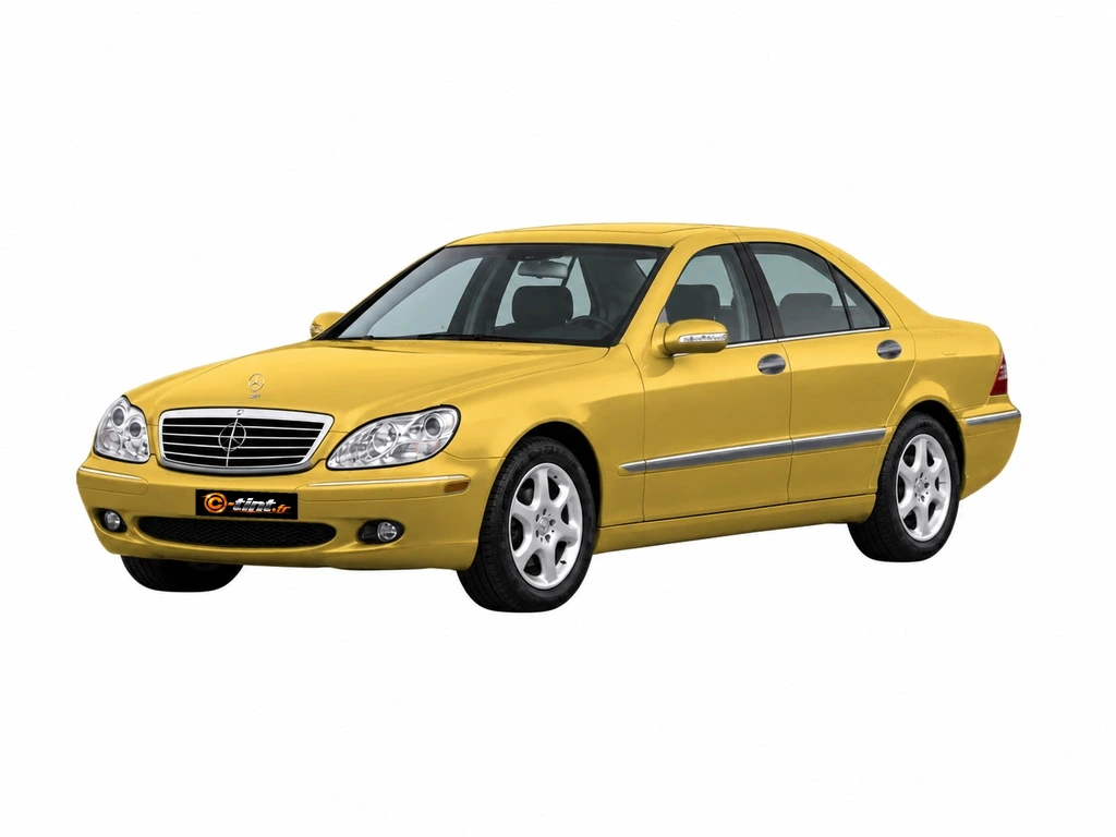 Mercedes-Benz Classe S W220 — Génération 3 — Longue Berline · Longue Berline · 4 portes — vue trois-quarts avant