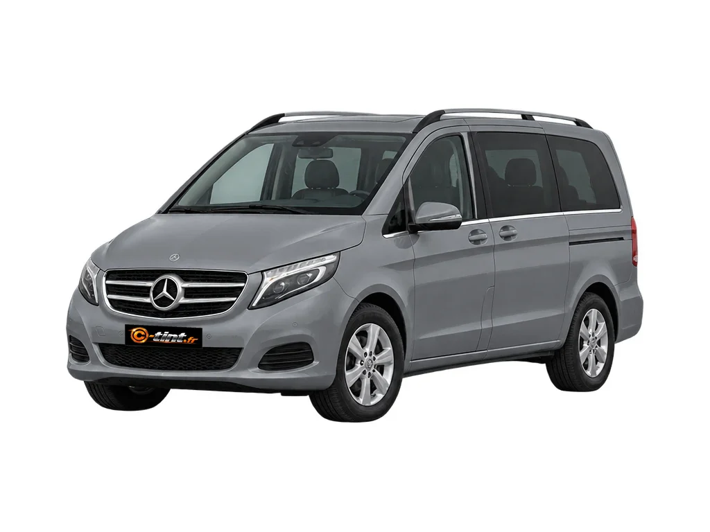 Mercedes-Benz Classe V / EQV W447 — Génération 2 — Extra Long — vitres fixes, 1 porte latérale & hayon · Extra Long · 4 portes — vue trois-quarts avant