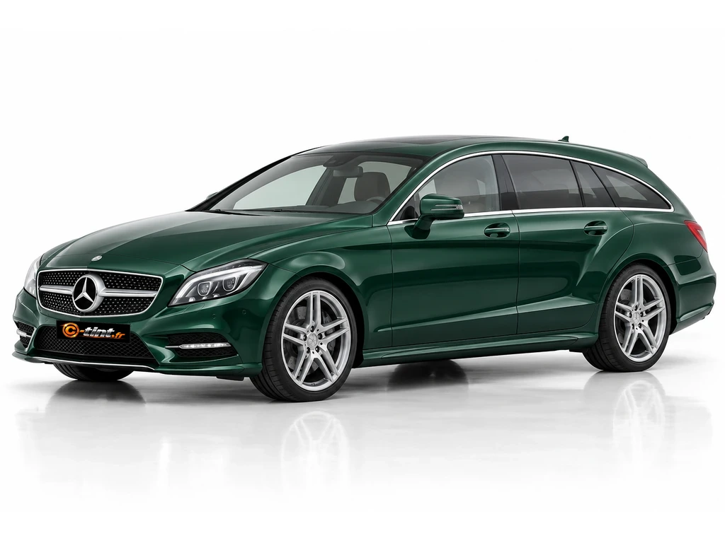 Mercedes-Benz CLS shooting X218 — Shooting Brake · Break · 5 portes — vue trois-quarts avant