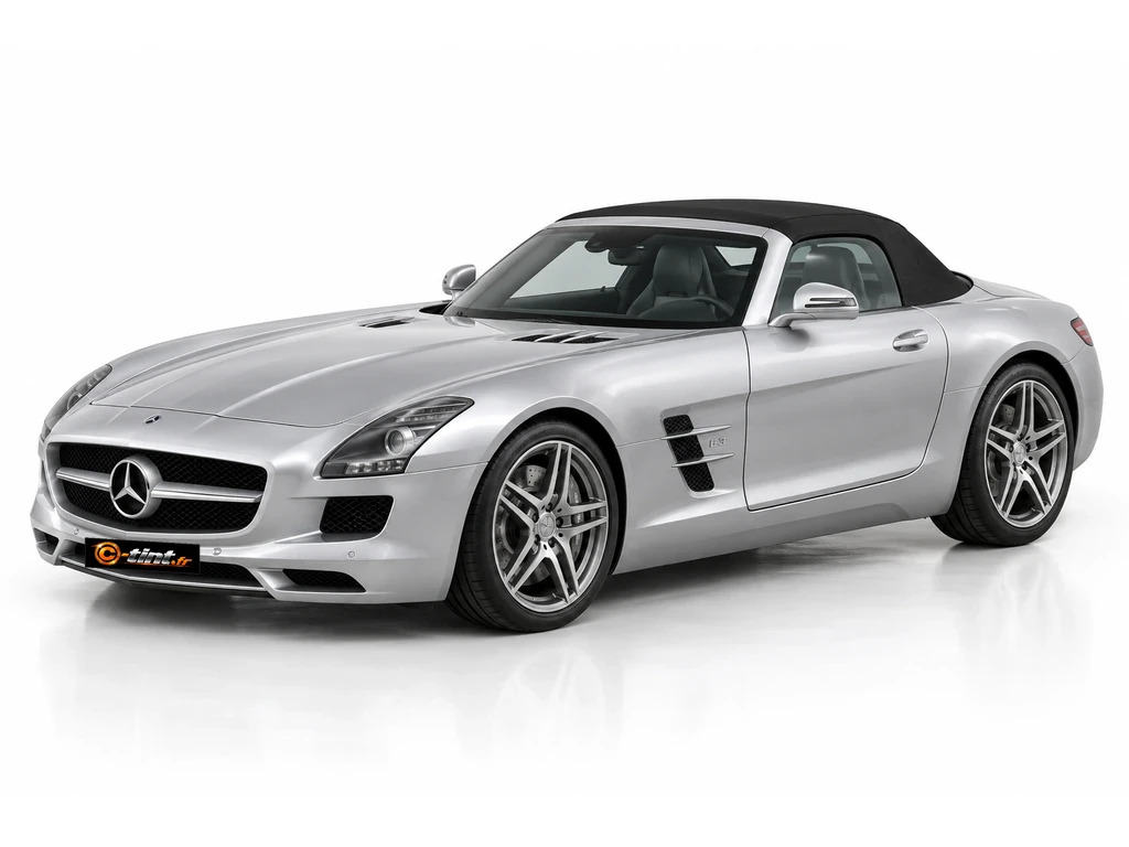 Mercedes-Benz SLS R197 — SLS AMG Roadster · cabriolet · 2 portes — vue trois-quarts avant
