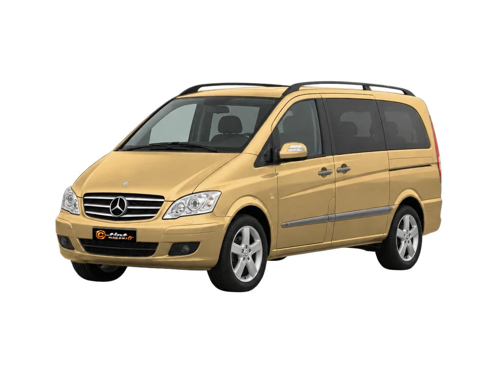 Mercedes-Benz Viano W639 — Génération 1 — Compact — 2 portes latérales,vitres fixes & hayon · Compact · 5 portes — vue trois-quarts avant