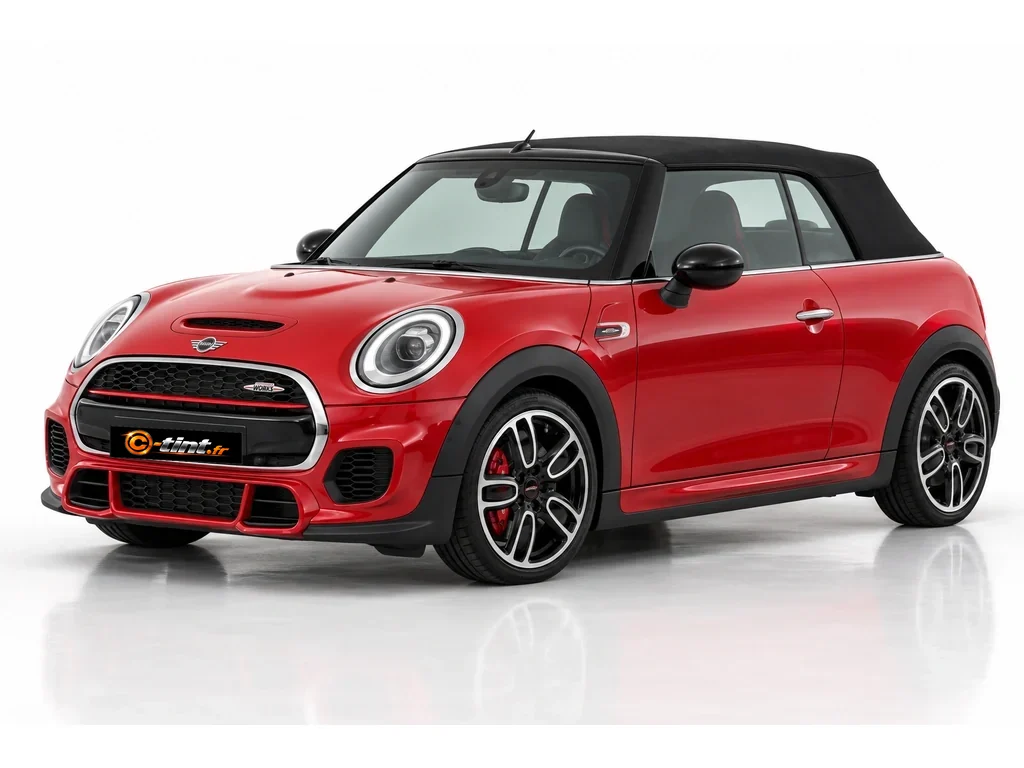 MINI Cabriolet F57 — John Cooper Works · Cabriolet · 2 portes — vue trois-quarts avant vers la gauche
