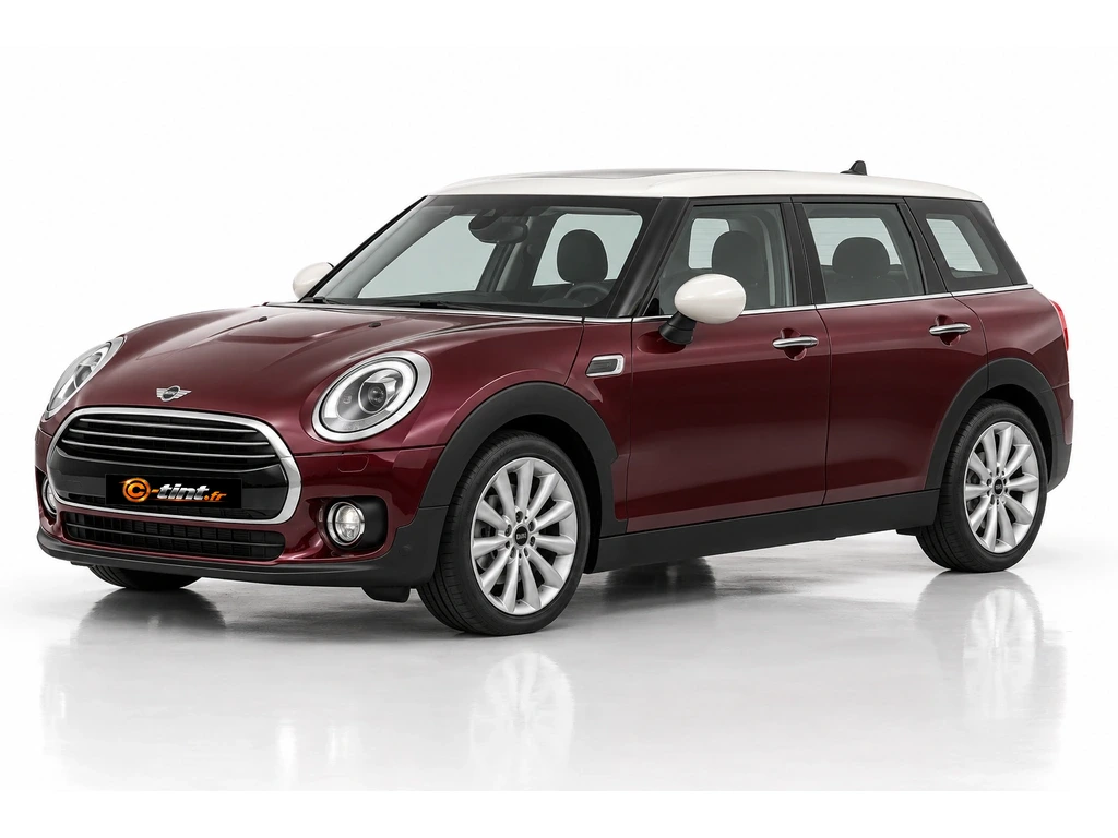 MINI Clubman F54 — Génération 2 · Break · 4 portes latérales + portes arrière battantes — vue trois-quarts avant vers la gauche