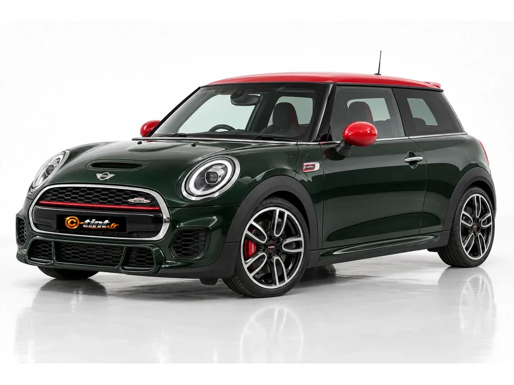 MINI One et Cooper F56 — John Cooper Works — 3 portes · Citadine · 3 portes — vue trois-quarts avant vers la gauche