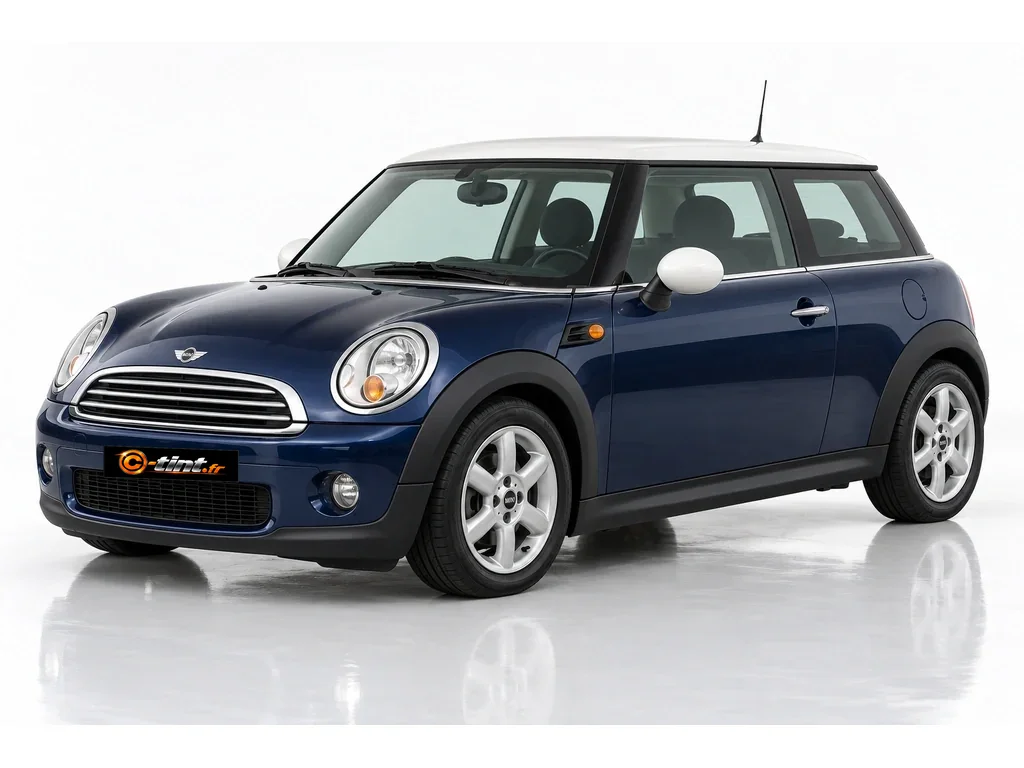 MINI One et Cooper R56 — Génération 2 — 3 portes · Citadine · 3 portes — vue trois-quarts avant vers la gauche