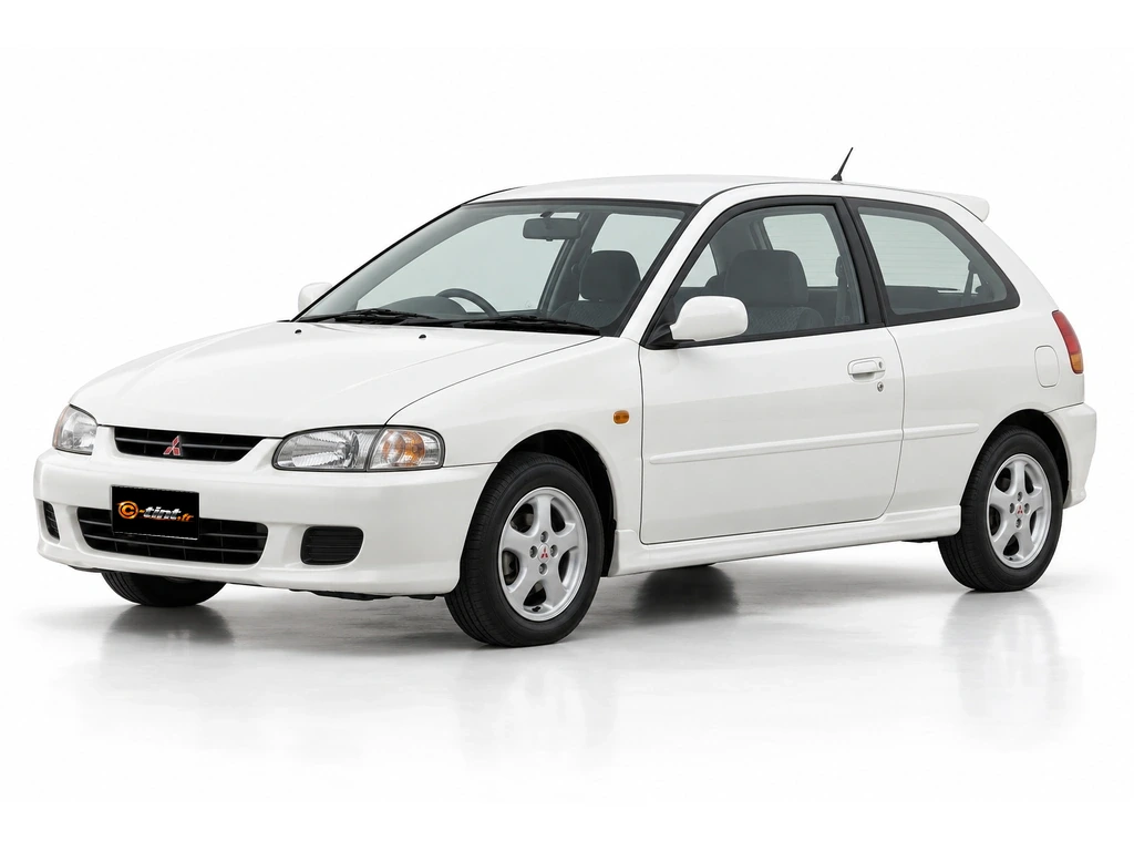 Mitsubishi Colt CJ0 — Génération 5 · Compacte à hayon · 3 portes — vue trois-quarts avant vers la gauche