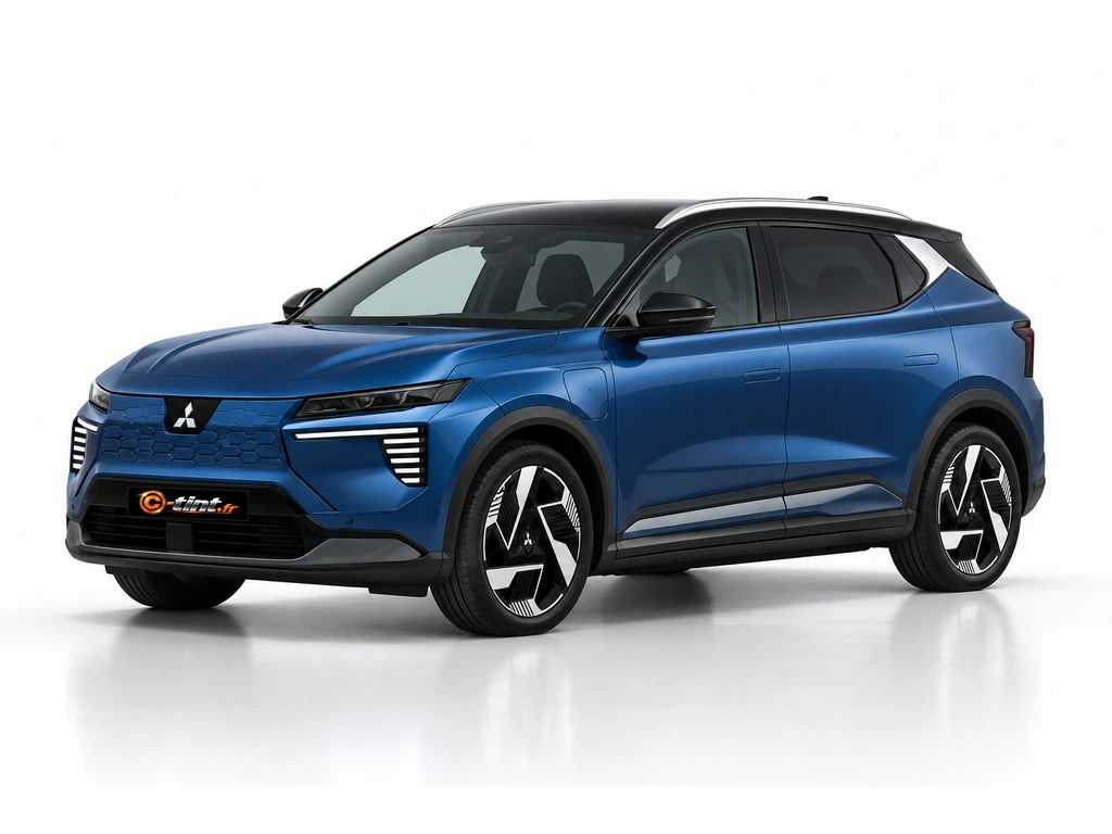 Mitsubishi Eclipse Cross Génération 2 — électrique · SUV · 5 portes — vue trois-quarts avant vers la gauche