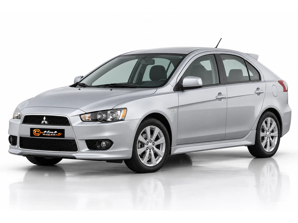 Mitsubishi Lancer CY0 — Génération 8 — Sportback · Sportback · 5 portes — vue trois-quarts avant vers la gauche