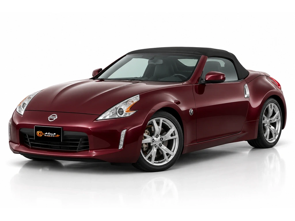 Nissan 370Z Z34 — Génération 1 — Cabriolet · Cabriolet · 2 portes — vue trois-quarts avant vers la gauche