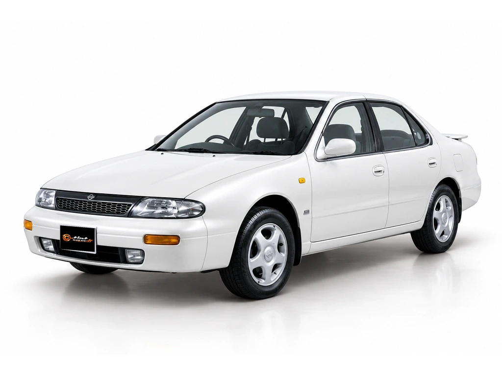 Nissan Altima U13 — Génération 1 — Berline · Berline · 4 portes — vue trois-quarts avant vers la gauche