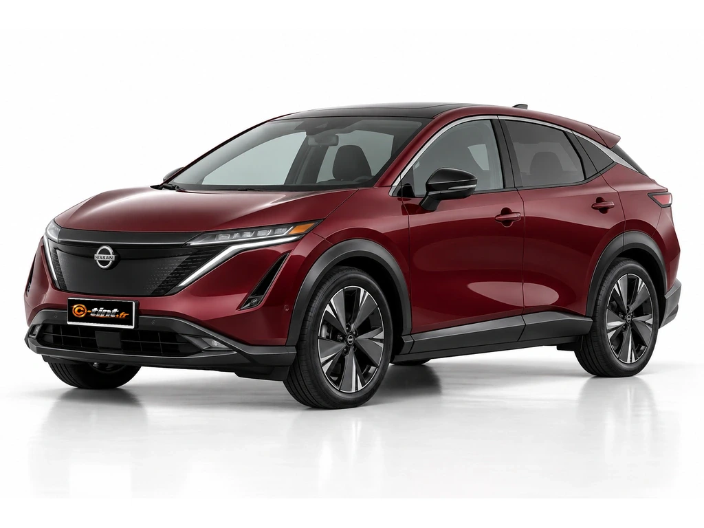 Nissan Ariya Génération 1 · SUV · 5 portes — vue trois-quarts avant vers la gauche