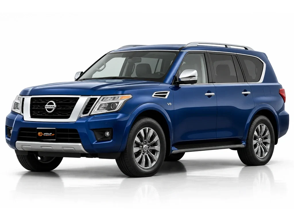 Nissan Armada Y62 — Génération 2 · SUV · 5 portes — vue trois-quarts avant vers la gauche