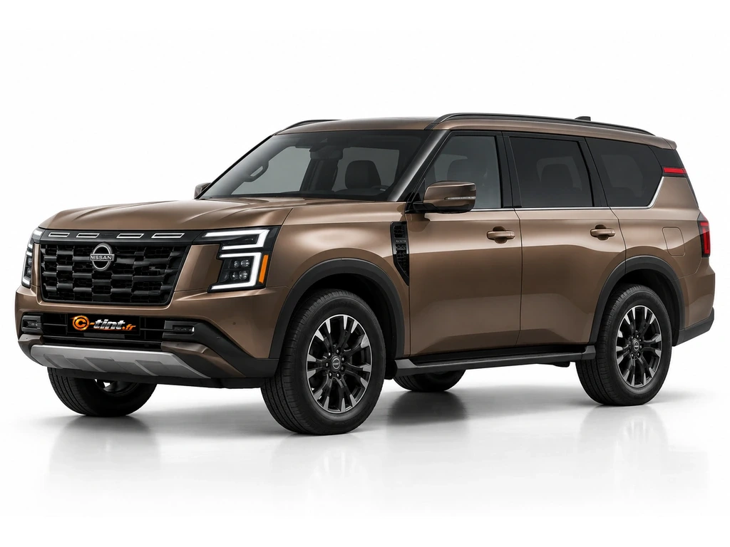 Nissan Armada Y63 — Génération 3 · SUV · 5 portes — vue trois-quarts avant vers la gauche