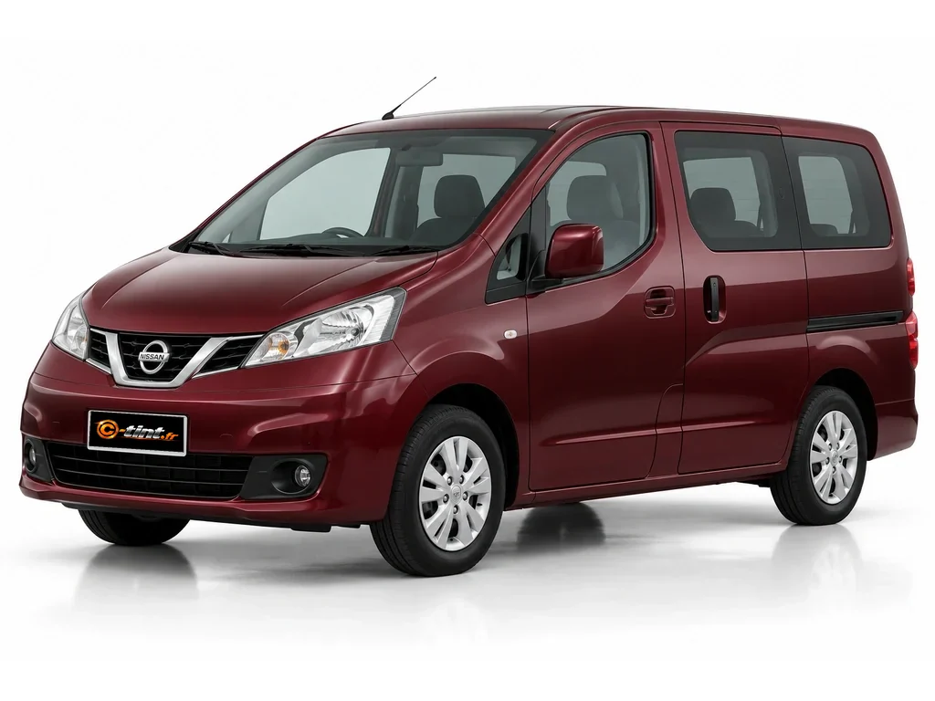 Nissan Evalia M20 — Génération 1 — NV200 — vitres ouvrantes avec hayon · Monospace · 5 portes — vue trois-quarts avant vers la gauche