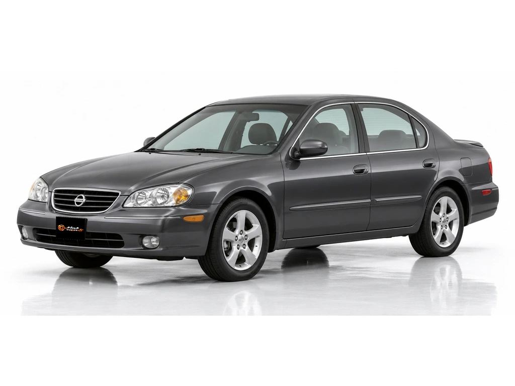 Nissan Maxima A33 — Génération 5 — Berline · Berline · 4 portes — vue trois-quarts avant vers la gauche