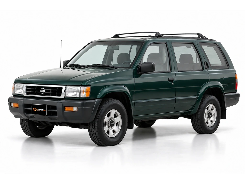 Nissan Pathfinder WD21 — Génération 1 · SUV · 5 portes — vue trois-quarts avant vers la gauche