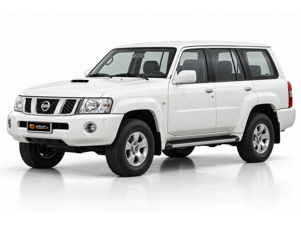 Nissan Patrol Y61 — Phase 2 · SUV · 5 portes — vue trois-quarts avant vers la gauche