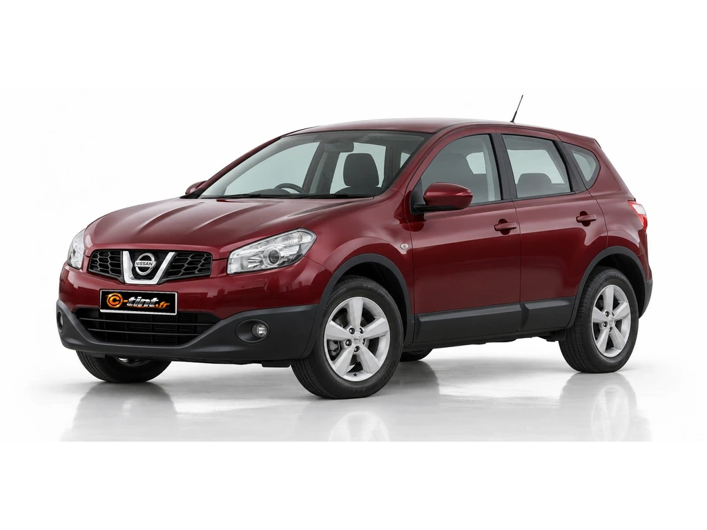 Nissan Qashqai J10 — Génération 1 · SUV · 5 portes — vue trois-quarts avant vers la gauche