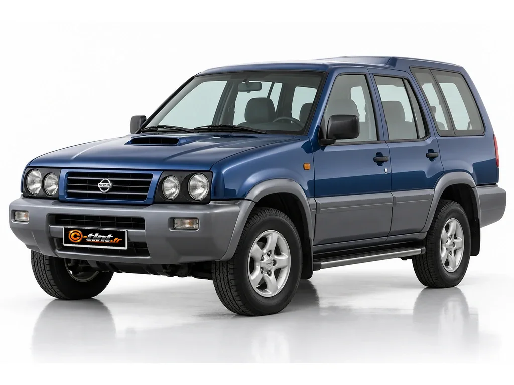 Nissan Terrano R20 — Génération 2 — lunette décrochée · SUV · 5 portes — vue trois-quarts avant vers la gauche