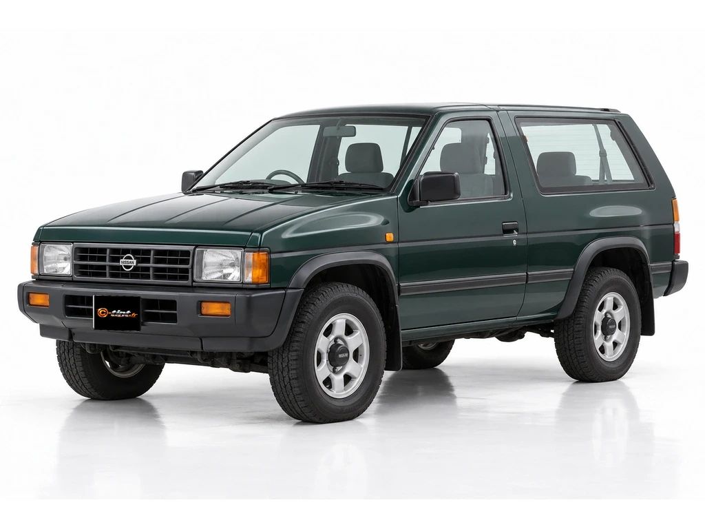 Nissan Terrano WD21 — Génération 1 · SUV · 3 portes — vue trois-quarts avant vers la gauche