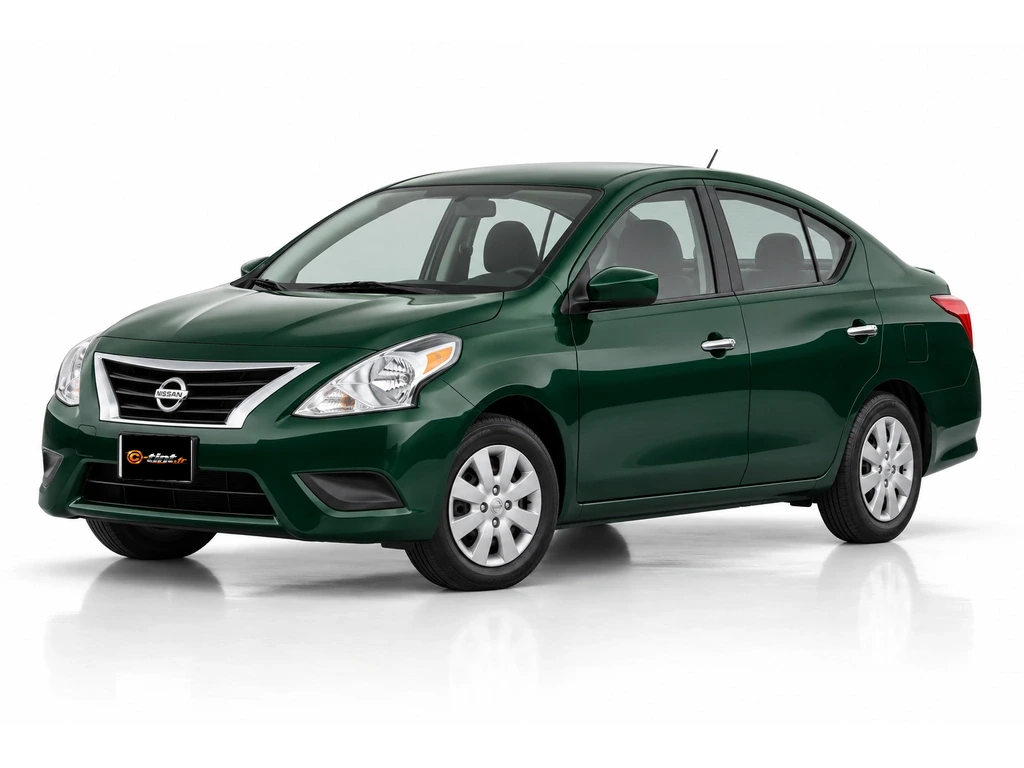 Nissan Versa N17 — Génération 2 — Berline · Berline · 4 portes — vue trois-quarts avant vers la gauche
