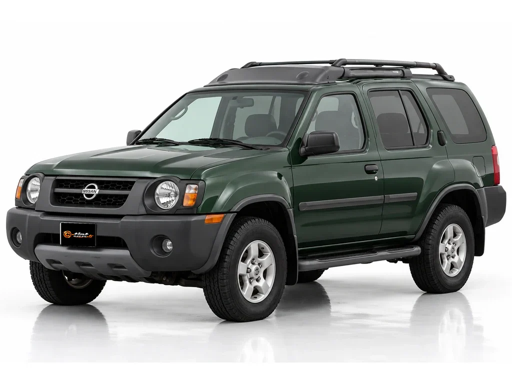 Nissan Xterra WD22 · SUV · 5 portes — vue trois-quarts avant vers la gauche