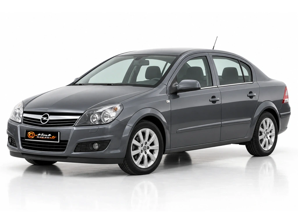 Opel Astra H — Berline · Berline · 4 portes — vue trois-quarts avant vers la gauche