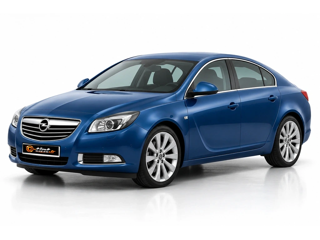 Opel Insignia A — 5 portes · Berline à hayon · 5 portes — vue trois-quarts avant vers la gauche